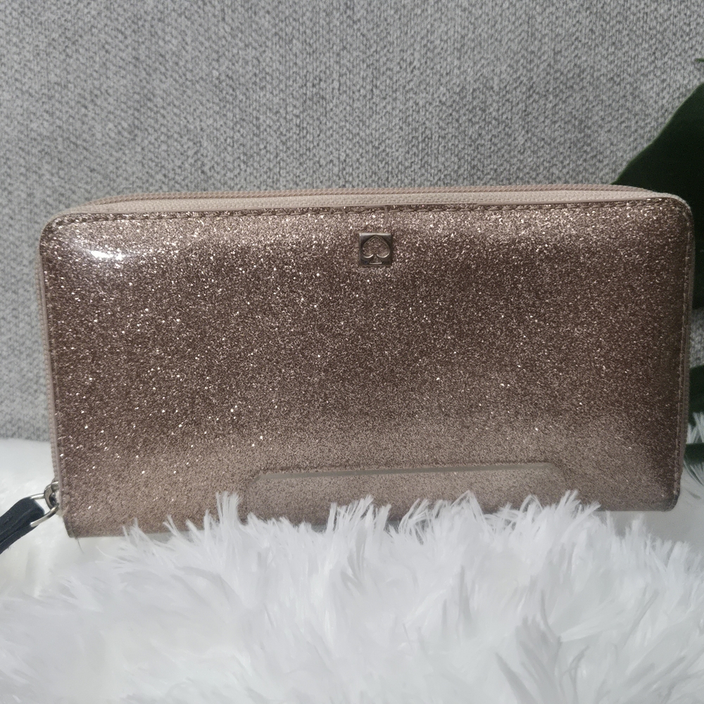 Glittery Brown Women's Clutch